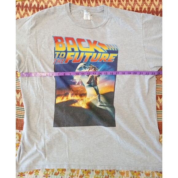 BACK TO THE FUTURE Marty McFly Tee Port & Company SZ 2XL - Picture 2 of 4